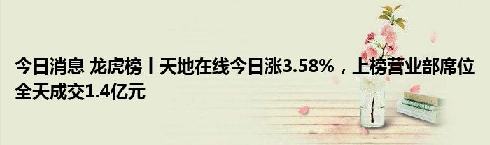 龙虎榜丨0.47亿元资金抢筹长药控股,机构狂买华铭智能(名单)