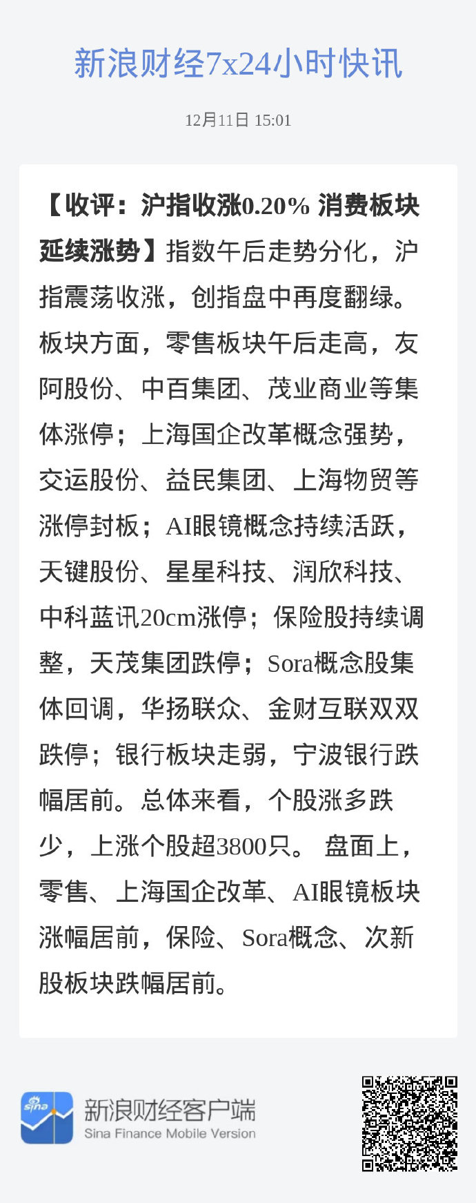 A股收评：沪指冲高回落涨0.28% 家电等消费股集体走强
